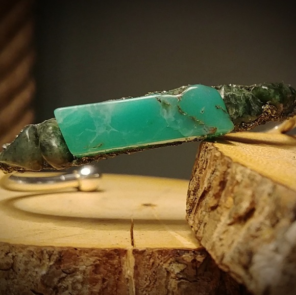 Handcrafted bangle cuff bracelet - Picture 2 of 5